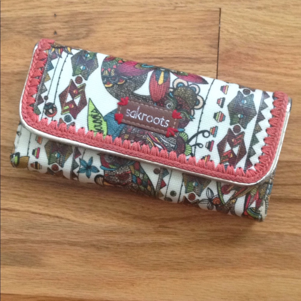 Sakroots owl print  wallet